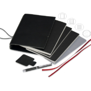 A6 Modeskin (black) bestückt